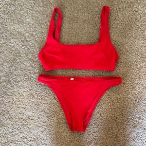 Aerie scoop top & cheeky bottoms